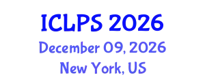 International Conference on Law and Political Science (ICLPS) December 09, 2026 - New York, United States