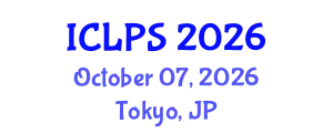 International Conference on Law and Political Science (ICLPS) October 07, 2026 - Tokyo, Japan
