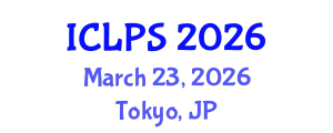 International Conference on Law and Political Science (ICLPS) March 23, 2026 - Tokyo, Japan