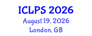 International Conference on Law and Political Science (ICLPS) August 19, 2026 - London, United Kingdom