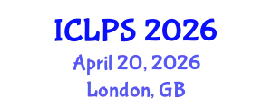 International Conference on Law and Political Science (ICLPS) April 20, 2026 - London, United Kingdom