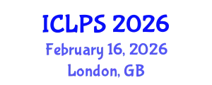 International Conference on Law and Political Science (ICLPS) February 16, 2026 - London, United Kingdom
