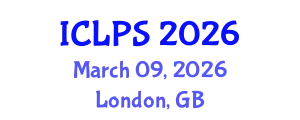 International Conference on Law and Political Science (ICLPS) March 09, 2026 - London, United Kingdom