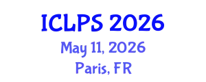 International Conference on Law and Political Science (ICLPS) May 11, 2026 - Paris, France