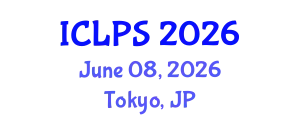 International Conference on Law and Political Science (ICLPS) June 08, 2026 - Tokyo, Japan
