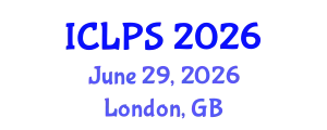 International Conference on Law and Political Science (ICLPS) June 29, 2026 - London, United Kingdom