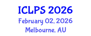 International Conference on Law and Political Science (ICLPS) February 02, 2026 - Melbourne, Australia