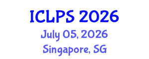 International Conference on Law and Political Science (ICLPS) July 05, 2026 - Singapore, Singapore