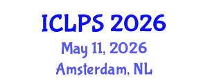 International Conference on Law and Political Science (ICLPS) May 11, 2026 - Amsterdam, Netherlands