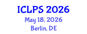 International Conference on Law and Political Science (ICLPS) May 18, 2026 - Berlin, Germany