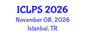 International Conference on Law and Political Science (ICLPS) November 08, 2026 - Istanbul, Turkey