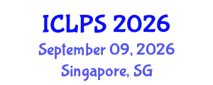 International Conference on Law and Political Science (ICLPS) September 09, 2026 - Singapore, Singapore