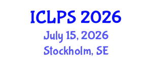 International Conference on Law and Political Science (ICLPS) July 15, 2026 - Stockholm, Sweden