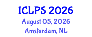 International Conference on Law and Political Science (ICLPS) August 05, 2026 - Amsterdam, Netherlands