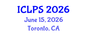 International Conference on Law and Political Science (ICLPS) June 15, 2026 - Toronto, Canada