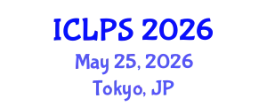 International Conference on Law and Political Science (ICLPS) May 25, 2026 - Tokyo, Japan