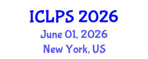 International Conference on Law and Political Science (ICLPS) June 01, 2026 - New York, United States