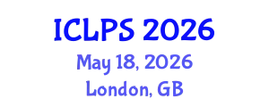 International Conference on Law and Political Science (ICLPS) May 18, 2026 - London, United Kingdom