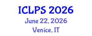 International Conference on Law and Political Science (ICLPS) June 22, 2026 - Venice, Italy