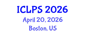 International Conference on Law and Political Science (ICLPS) April 20, 2026 - Boston, United States