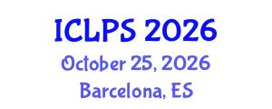 International Conference on Law and Political Science (ICLPS) October 25, 2026 - Barcelona, Spain