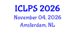 International Conference on Law and Political Science (ICLPS) November 04, 2026 - Amsterdam, Netherlands