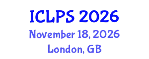 International Conference on Law and Political Science (ICLPS) November 18, 2026 - London, United Kingdom