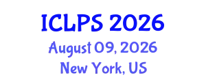 International Conference on Law and Political Science (ICLPS) August 09, 2026 - New York, United States
