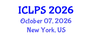 International Conference on Law and Political Science (ICLPS) October 07, 2026 - New York, United States