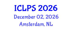 International Conference on Law and Political Science (ICLPS) December 02, 2026 - Amsterdam, Netherlands