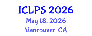 International Conference on Law and Political Science (ICLPS) May 18, 2026 - Vancouver, Canada
