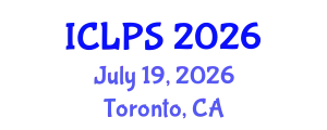 International Conference on Law and Political Science (ICLPS) July 19, 2026 - Toronto, Canada