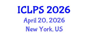 International Conference on Law and Political Science (ICLPS) April 20, 2026 - New York, United States