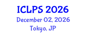 International Conference on Law and Political Science (ICLPS) December 02, 2026 - Tokyo, Japan