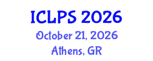 International Conference on Law and Political Science (ICLPS) October 21, 2026 - Athens, Greece