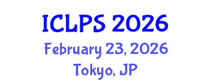 International Conference on Law and Political Science (ICLPS) February 23, 2026 - Tokyo, Japan