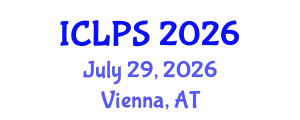 International Conference on Law and Political Science (ICLPS) July 29, 2026 - Vienna, Austria