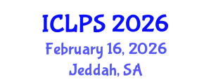 International Conference on Law and Political Science (ICLPS) February 16, 2026 - Jeddah, Saudi Arabia