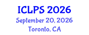 International Conference on Law and Political Science (ICLPS) September 20, 2026 - Toronto, Canada