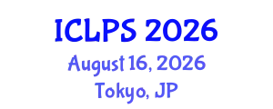 International Conference on Law and Political Science (ICLPS) August 16, 2026 - Tokyo, Japan