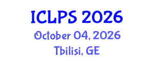 International Conference on Law and Political Science (ICLPS) October 04, 2026 - Tbilisi, Georgia
