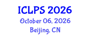 International Conference on Law and Political Science (ICLPS) October 06, 2026 - Beijing, China