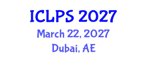 International Conference on Law and Political Science (ICLPS) March 22, 2027 - Dubai, United Arab Emirates