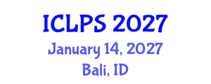 International Conference on Law and Political Science (ICLPS) January 14, 2027 - Bali, Indonesia