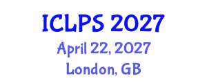 International Conference on Law and Political Science (ICLPS) April 22, 2027 - London, United Kingdom