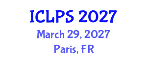 International Conference on Law and Political Science (ICLPS) March 29, 2027 - Paris, France