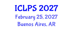 International Conference on Law and Political Science (ICLPS) February 25, 2027 - Buenos Aires, Argentina