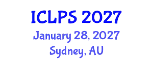 International Conference on Law and Political Science (ICLPS) January 28, 2027 - Sydney, Australia
