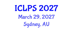 International Conference on Law and Political Science (ICLPS) March 29, 2027 - Sydney, Australia
