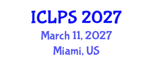 International Conference on Law and Political Science (ICLPS) March 11, 2027 - Miami, United States